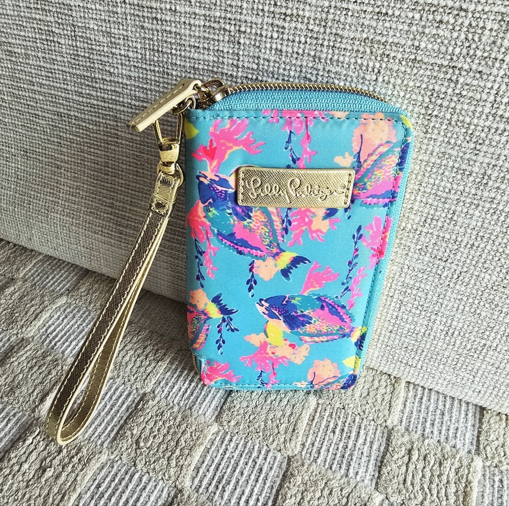 Lilli Pulitzer Wristlet Wallet Bold Colors Accessory
